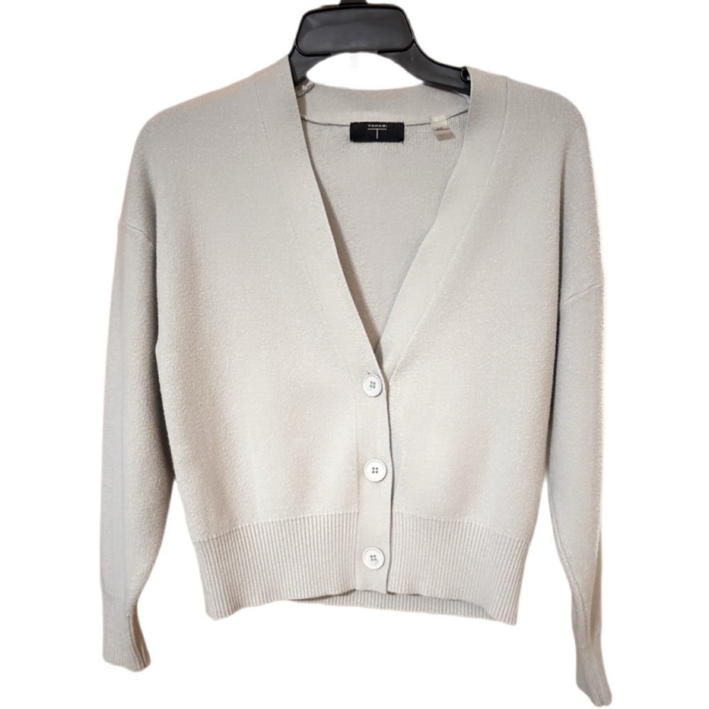 Elie Tahari Sage Gray Cardigan – Size S